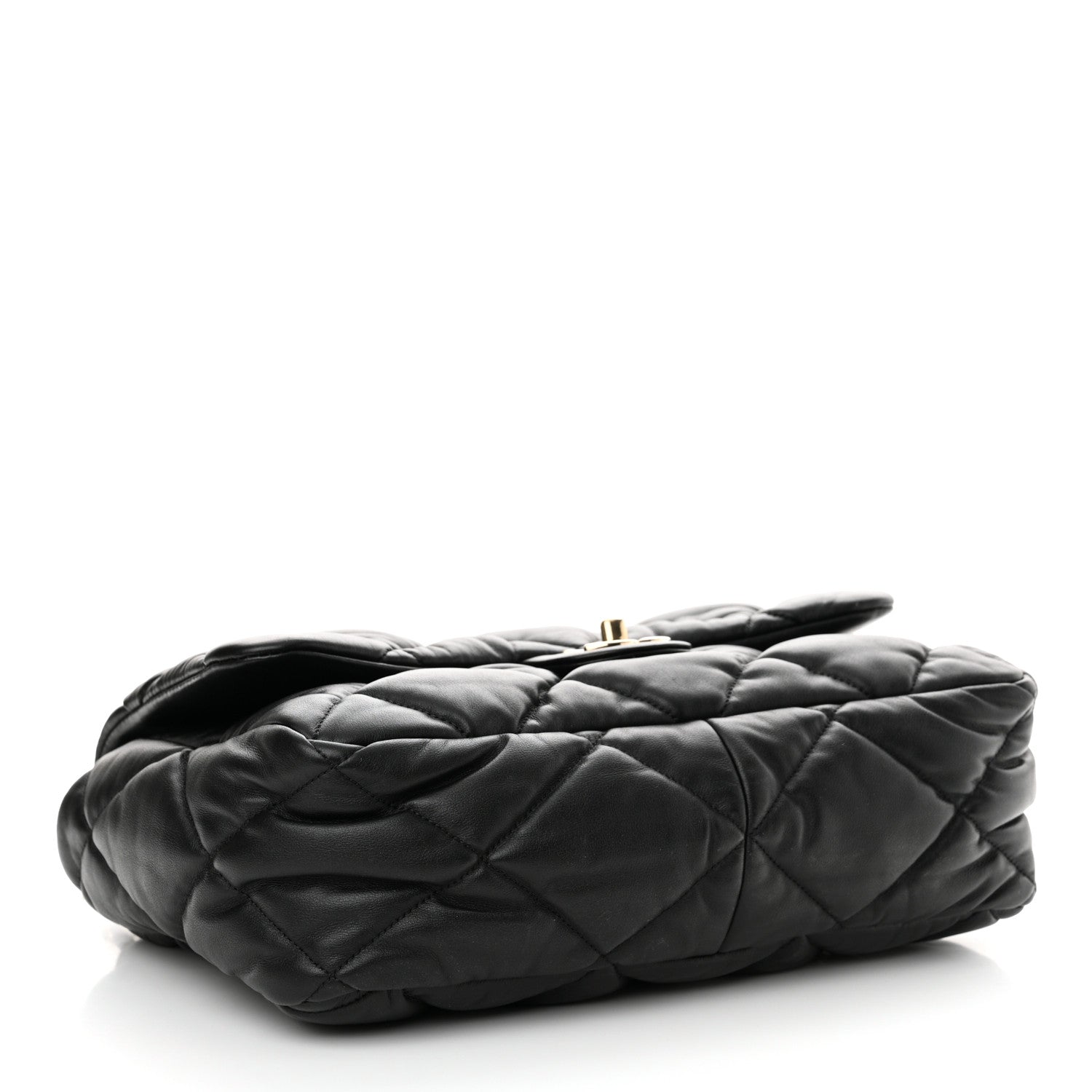 Chanel Calfskin Quilted Large Bubbly Flap Black 4 of 13