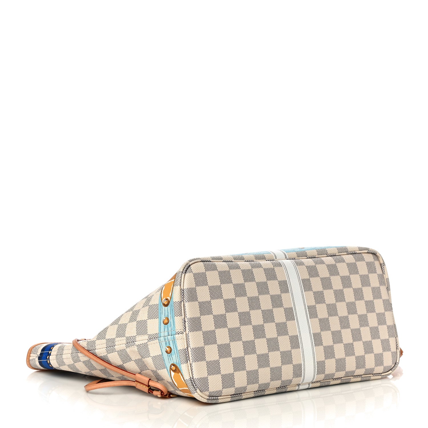Louis Vuitton Damier Azur Summer Trunks Capri Neverfull MM 5 of 14