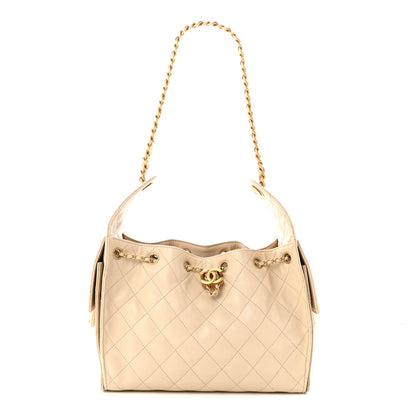 Chanel Caviar Quilted Small Chanel 25 Handbag Beige 1 of 10