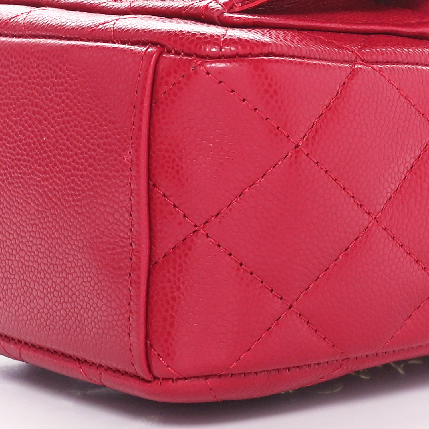 Chanel Caviar Quilted CC Mini Classic Backpack Dark Red 10 of 11