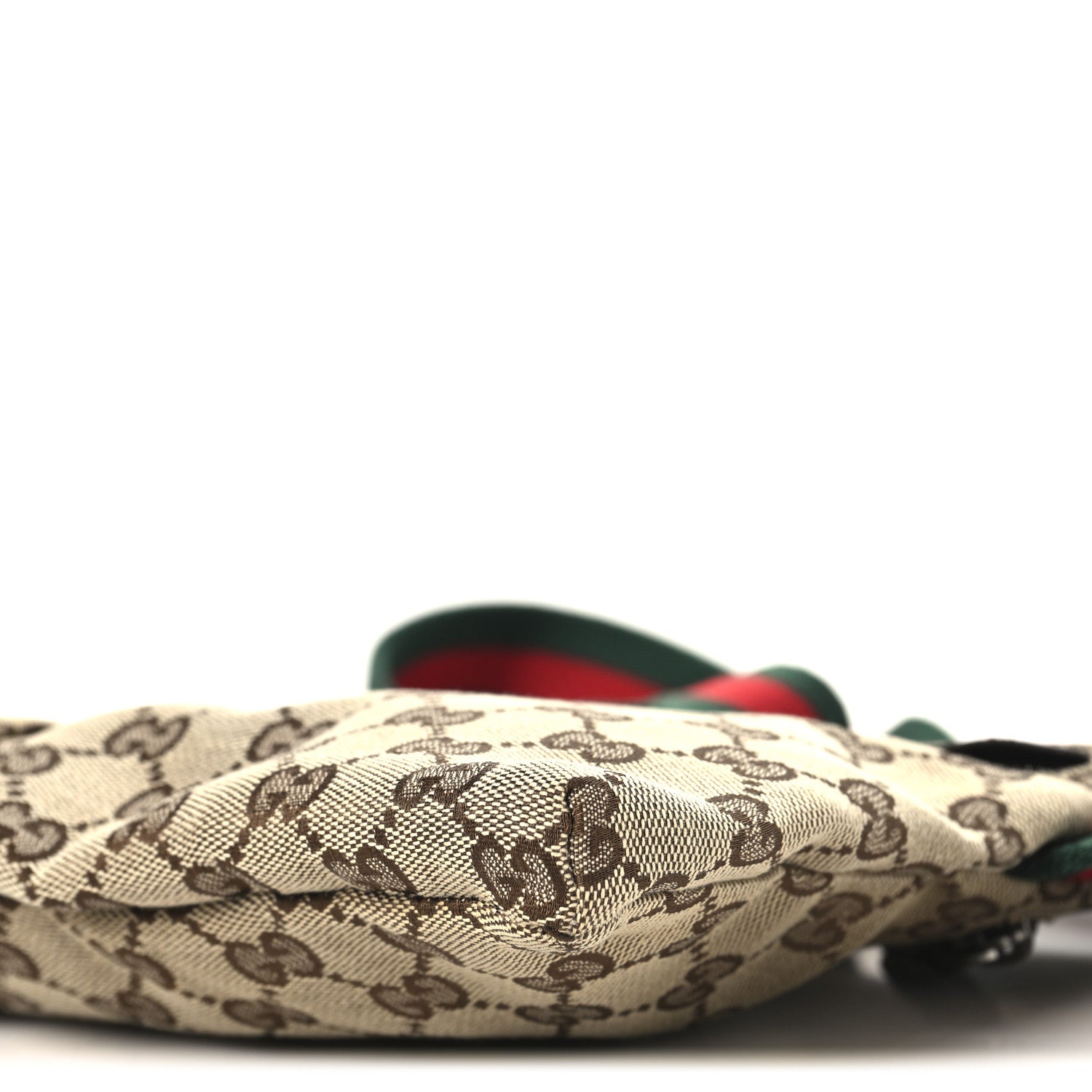 Gucci GG Monogram Web Double Pocket Belt Bag Dark Brown 10 of 10