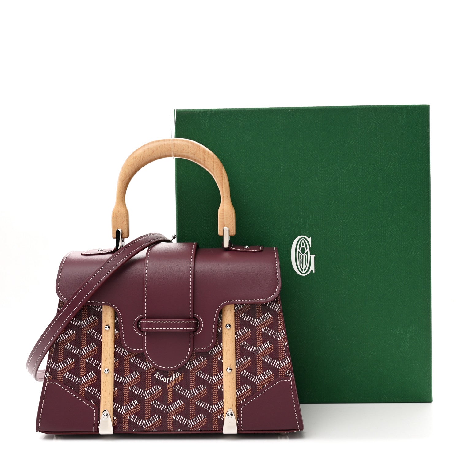 Goyard Goyardine Structure Mini Saigon Burgundy 10 of 10