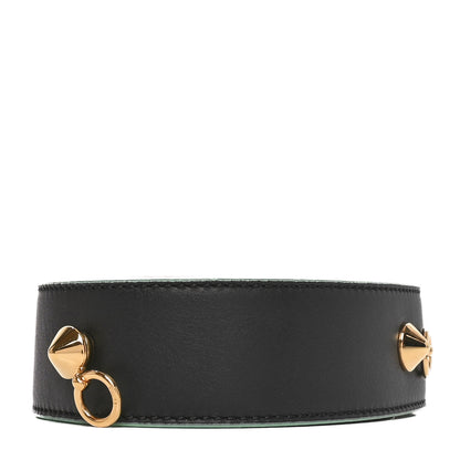 Fendi Vitello Dolce Tri-Color Buttoned Strap You Black Peonia Cuoio 2 of 4
