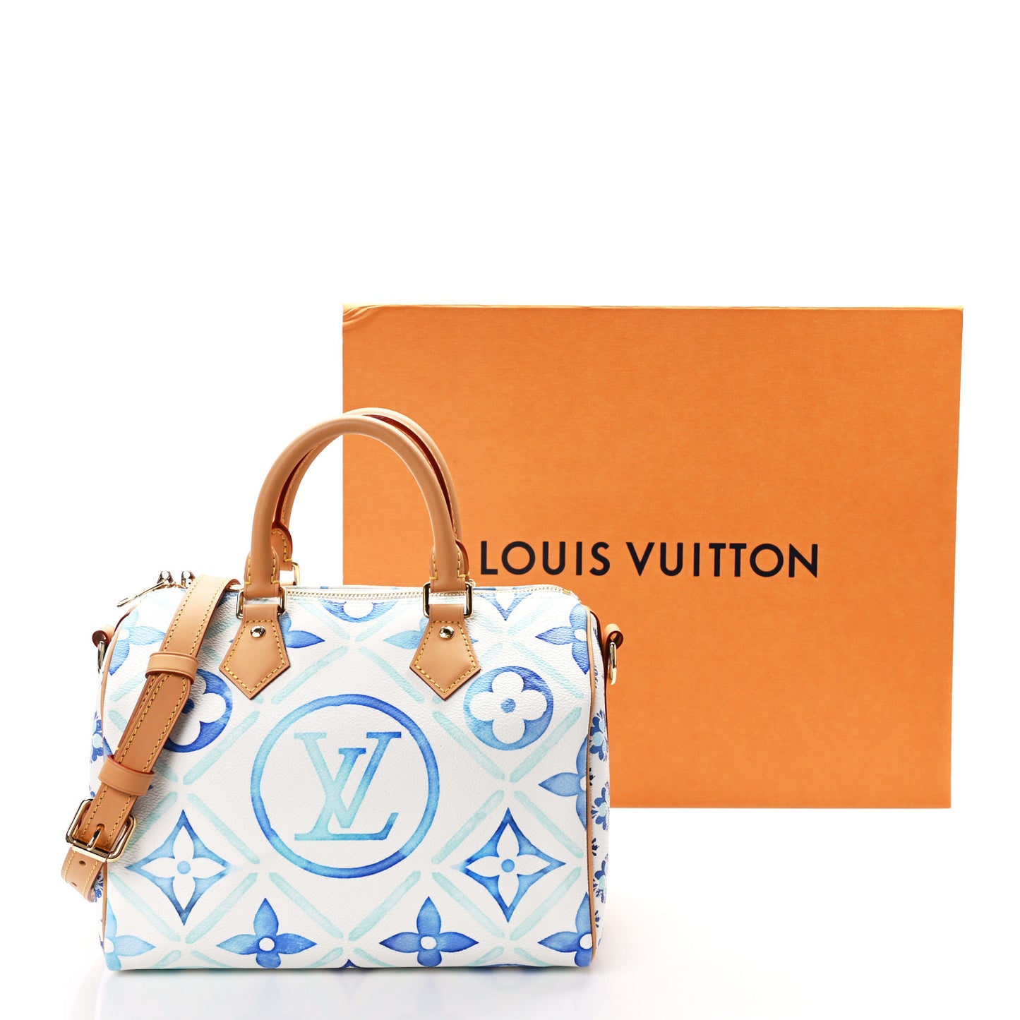 Monogram Tiles By The Pool Speedy Bandouliere 25 Lagoon Blue