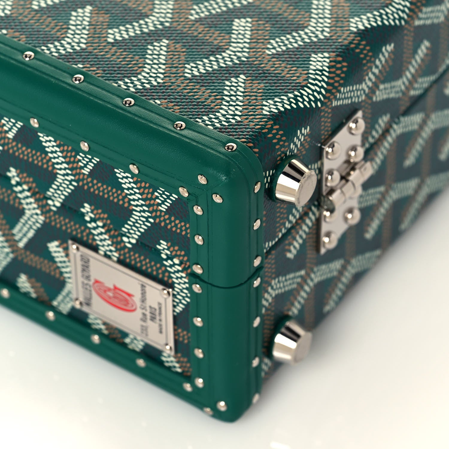 Goyard Goyardine Grand Hotel Trunk Bag Green 10 of 15