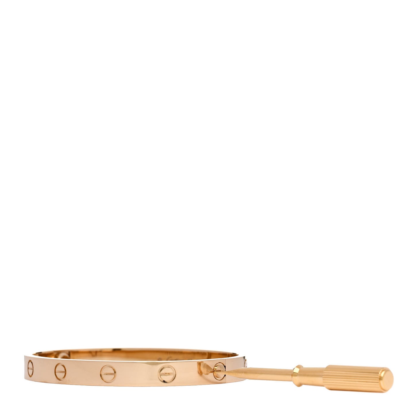 18K Yellow Gold LOVE Bracelet 17