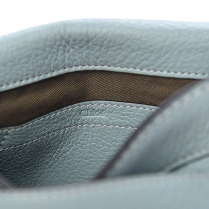 Chloe Calfskin Mini Marcie Round Crossbody Bag Faded Blue 6 of 12