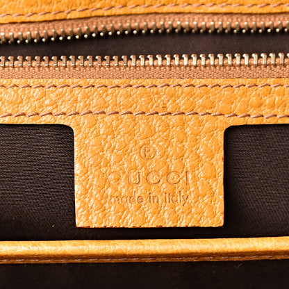 Gucci Calfskin Bamboo Top Handle Bag Yellow 6 of 11