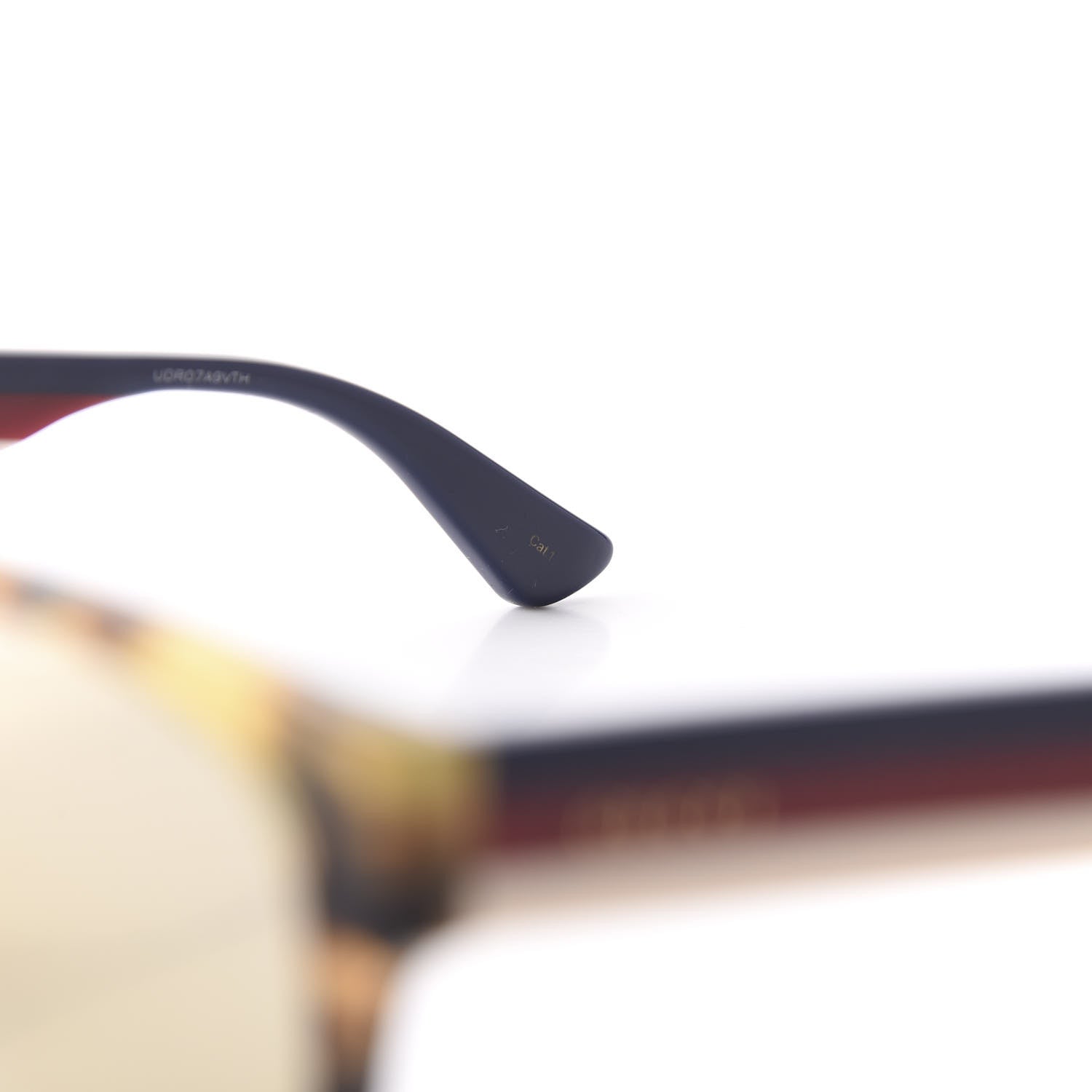 Gucci Acetate Square Frame Web Sunglasses GG0341S Tortoise 6 of 9