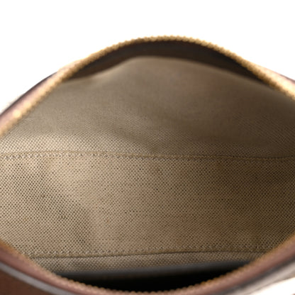 Gucci GG Supreme Monogram Textured Dollar Calfskin Web Small Ophidia GG Handbag Beige Ebony New Acero 5 of 13