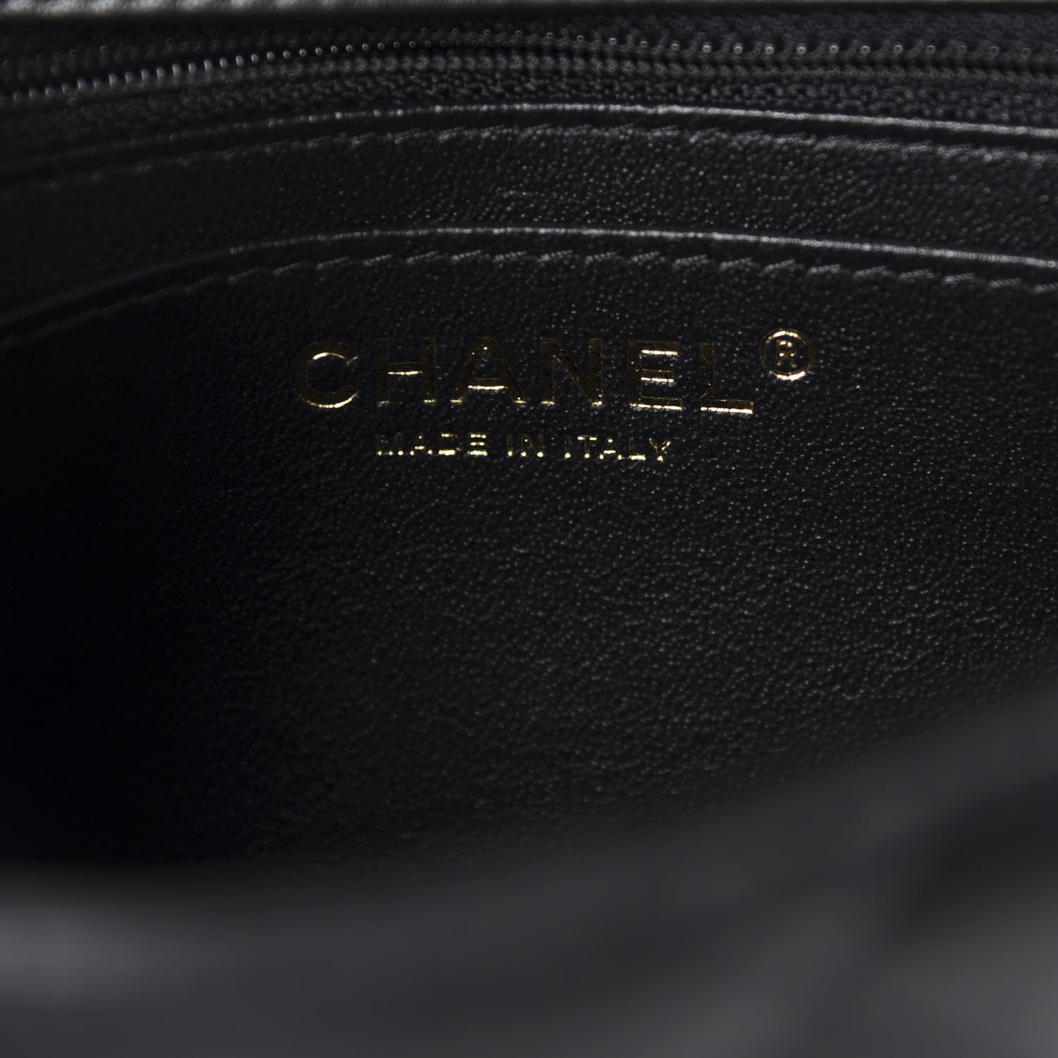 Chanel Lambskin Quilted Mini Square Flap Black 9 of 11