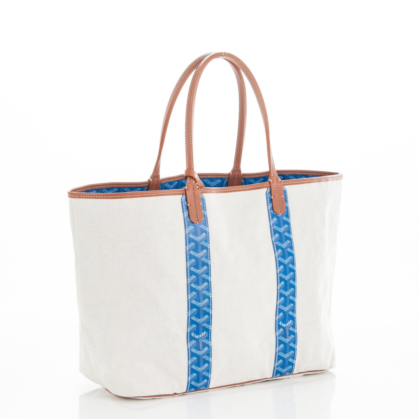 Goyardine Reversible Pertuis PM Sky Blue