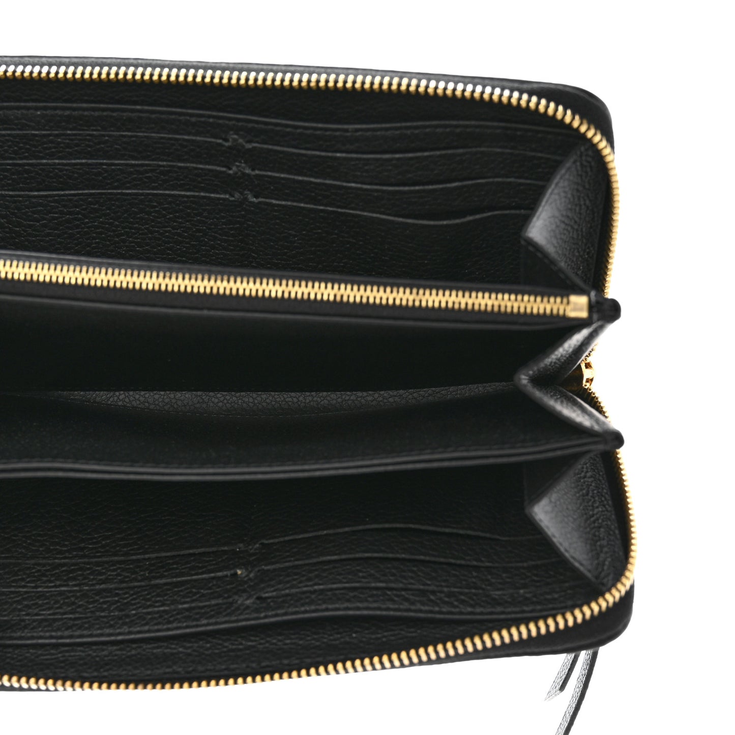 Empreinte Monogram Giant Zippy Wallet Black Beige