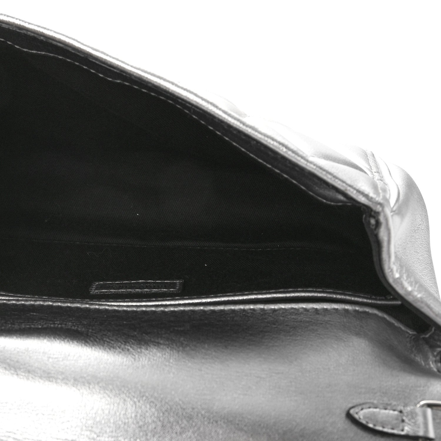Jimmy Choo Metallic Calfskin Diondra Belt Bag Silver 5 of 8