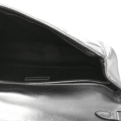 Jimmy Choo Metallic Calfskin Diondra Belt Bag Silver 5 of 8
