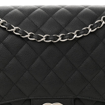 Chanel Caviar Quilted Maxi Double Flap Black 8 of 11