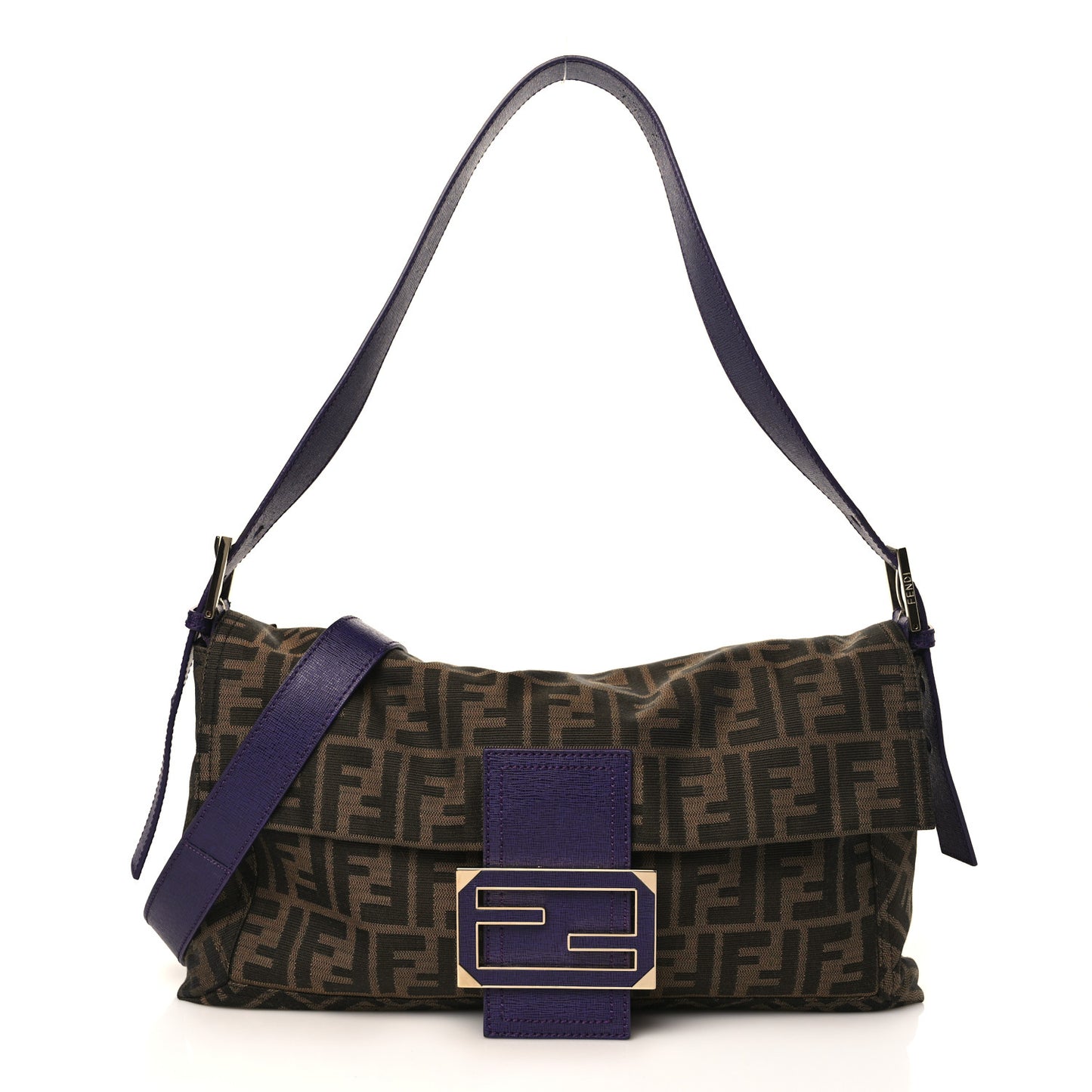 Zucca Vitello Elite Messenger Baguette Tobacco Viola
