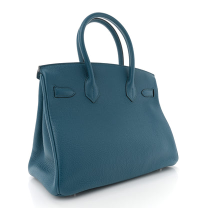 Hermes Togo Birkin 30 Bleu De Galice 3 of 11