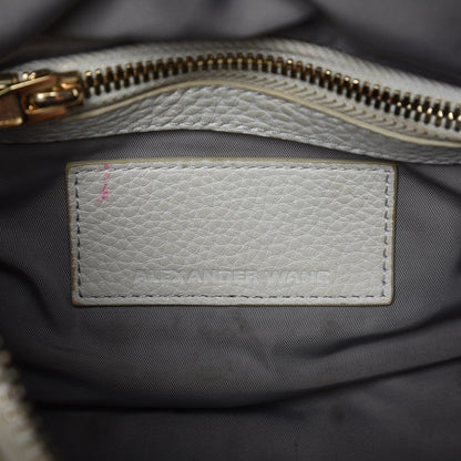 Alexander Wang Pebbled Lambskin Mini Rockie White Gold Hardware 8 of 16