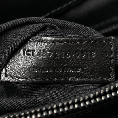 Saint Laurent Calfskin Y Quilted Monogram Monochrome Medium Loulou Chain Satchel Black 7 of 11