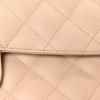 Chanel Caviar Quilted Jumbo Double Flap Beige Clair 25 of 27