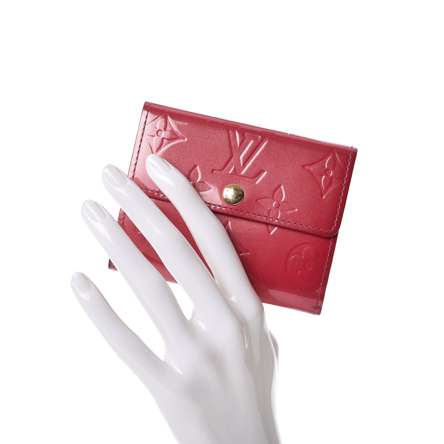 Louis Vuitton Vernis Ludlow Wallet Framboise 2 of 15