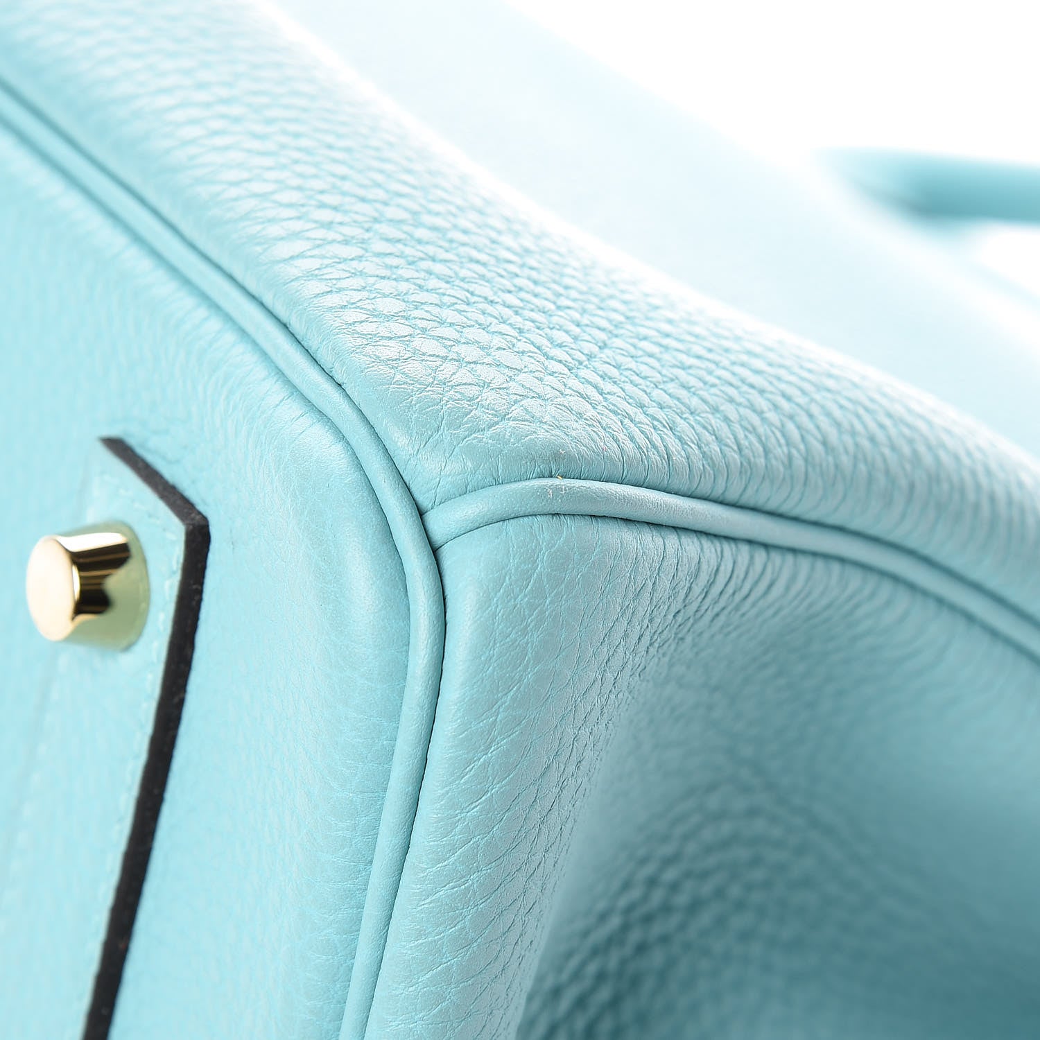 Hermes Togo Birkin 35 Bleu Atoll 35 of 36