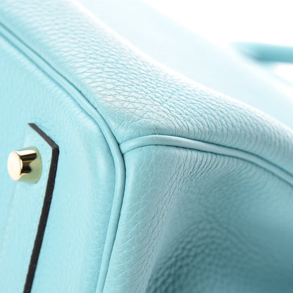 Hermes Togo Birkin 35 Bleu Atoll 35 of 36