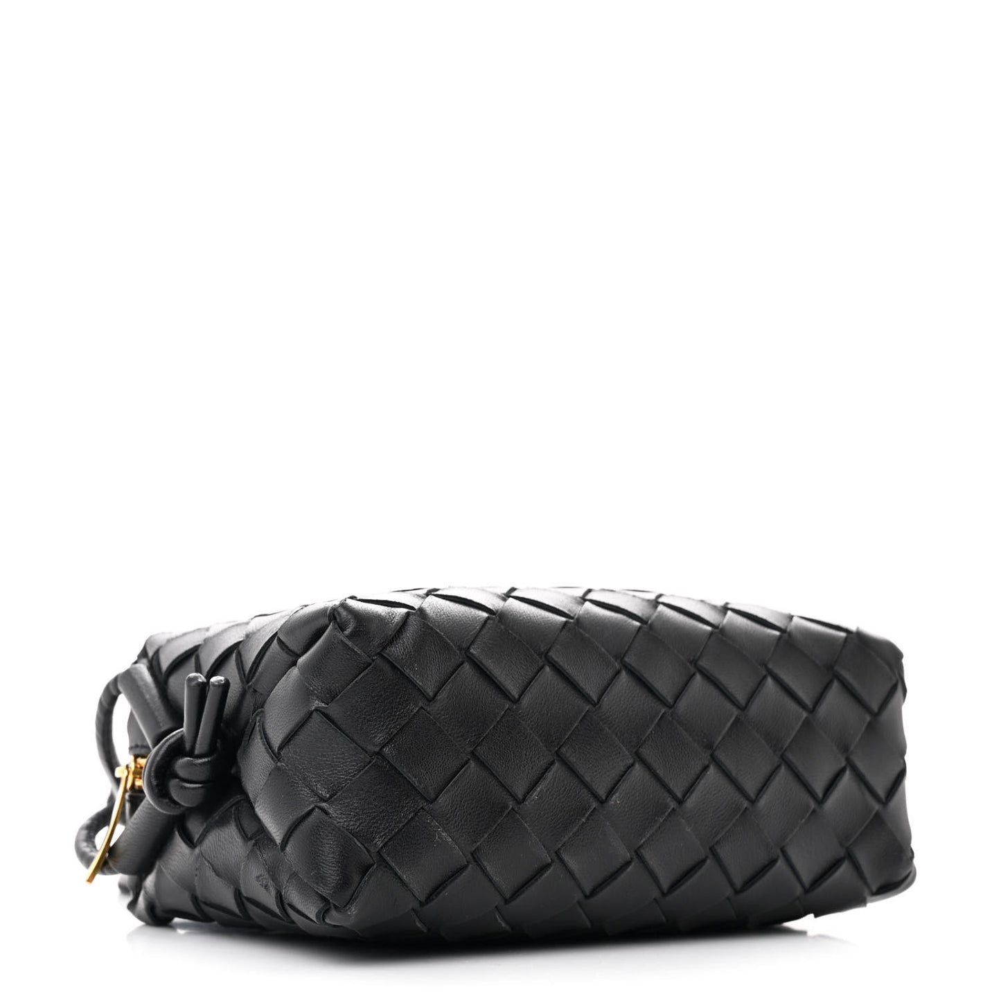 Nappa Intrecciato Mini Loop Camera Bag Black