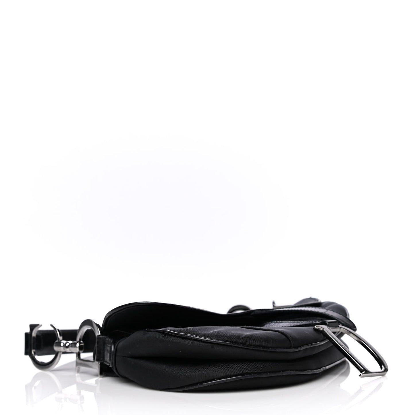 Nylon Saddle Bag Black