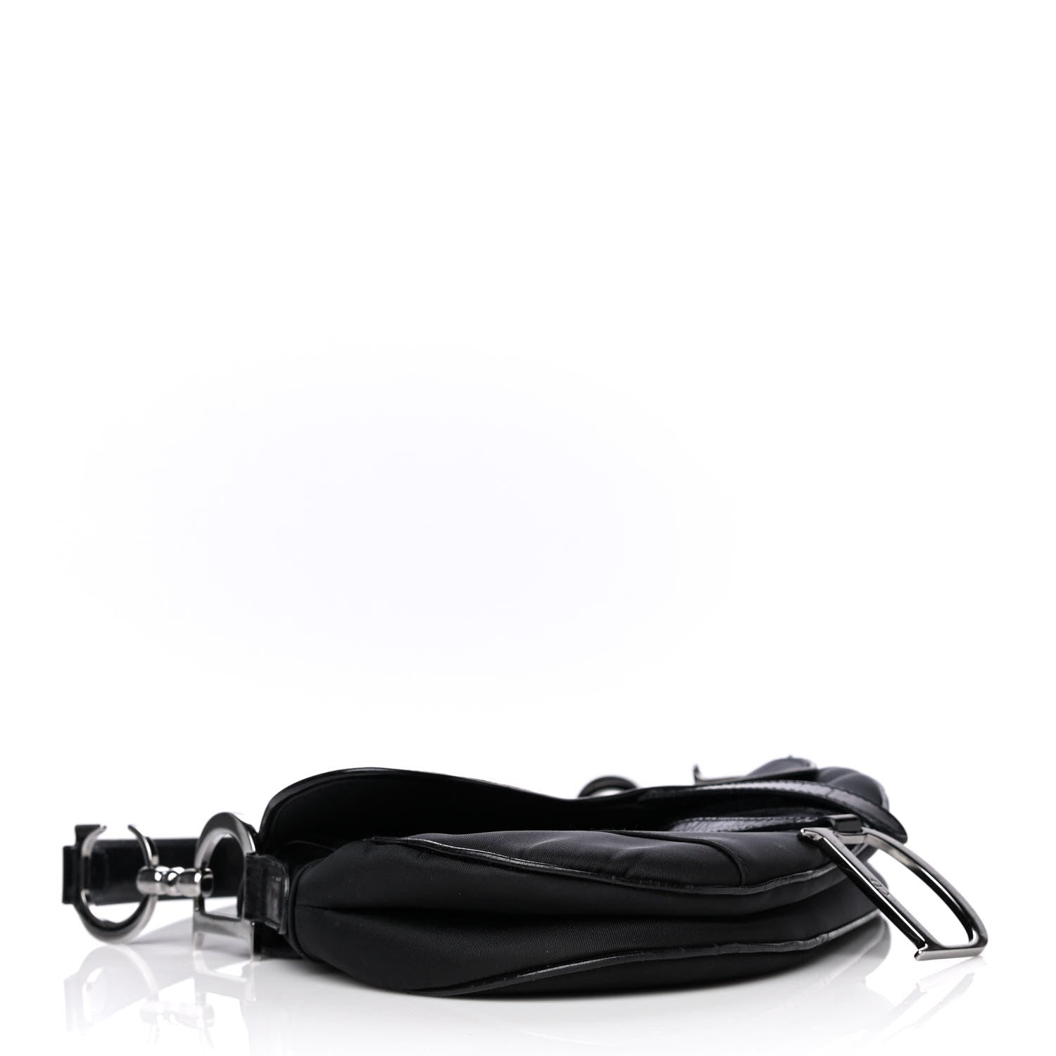 Christian Dior Nylon Saddle Bag Black 3 of 9
