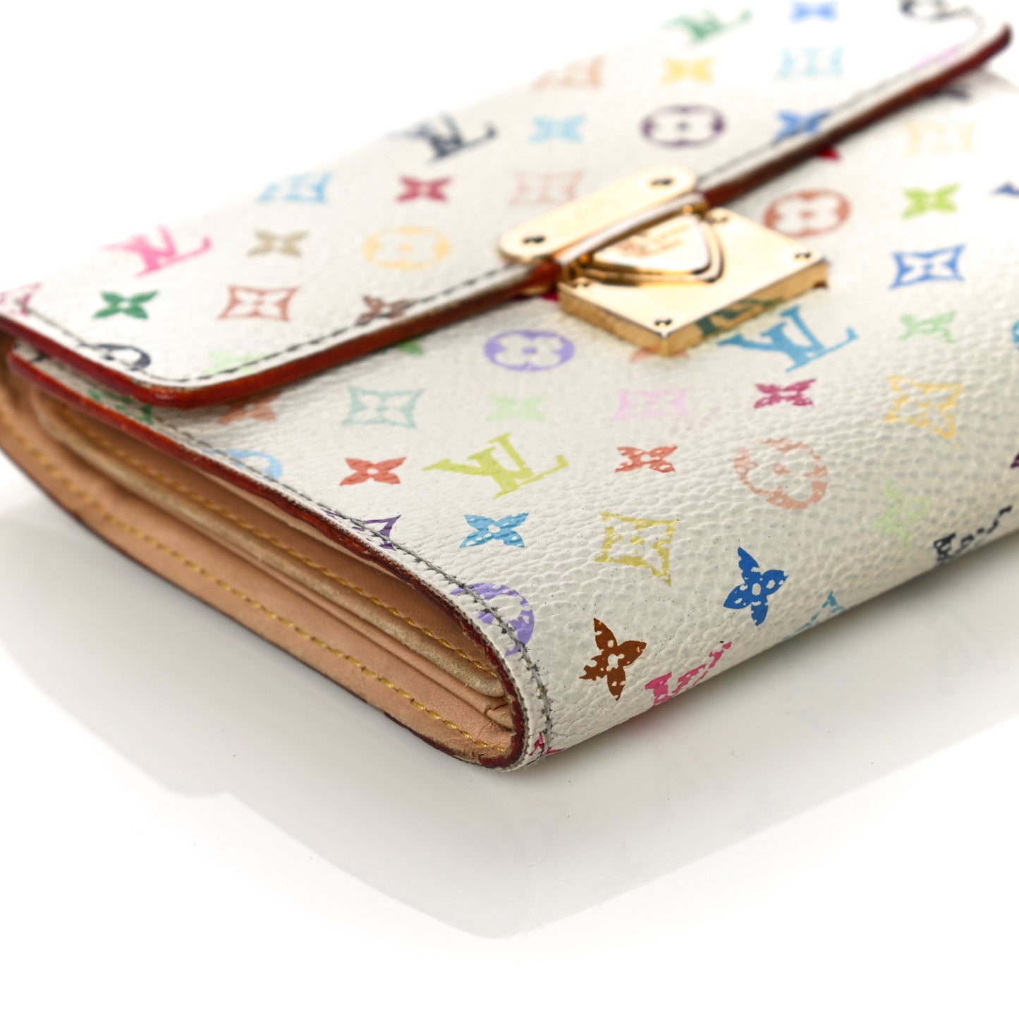 Monogram Multicolor Koala Wallet White