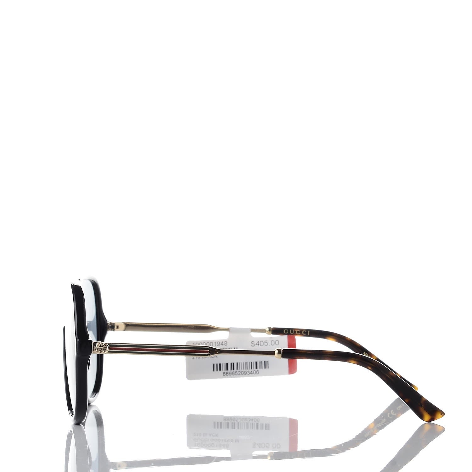 Gucci Shield Sunglasses GG0199S Black 3 of 7