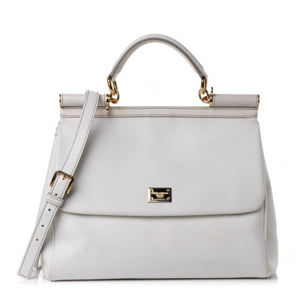 Dolce & Gabbana Dauphine Large Miss Sicily Satchel White 1 of 4