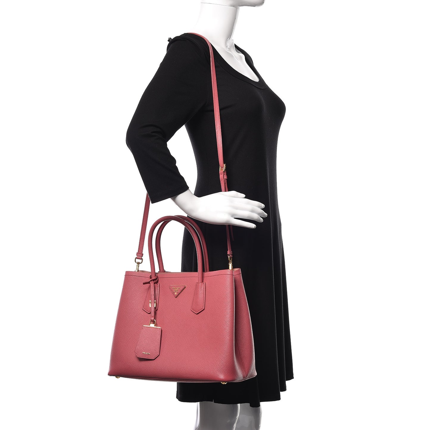 Saffiano Cuir Medium Double Bag Tamaris Pesca