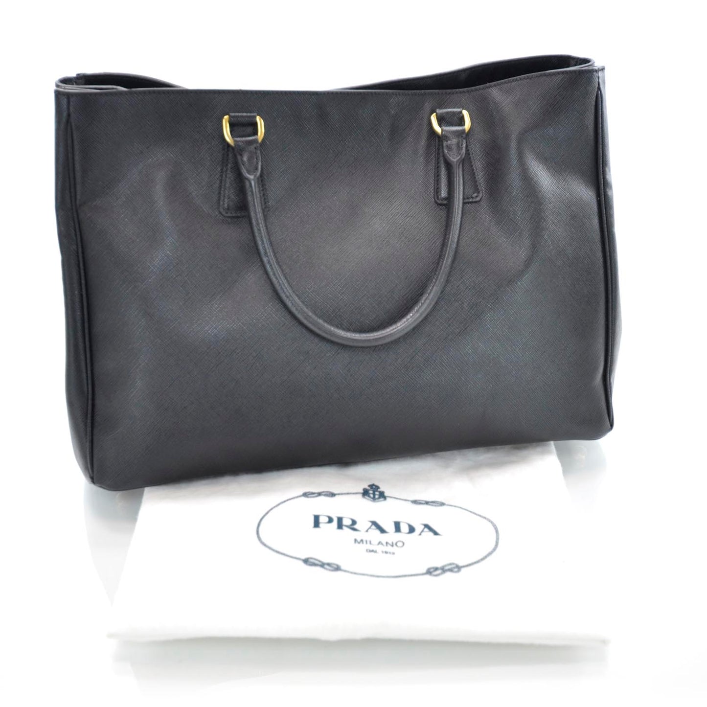 Saffiano Lux Tote Nero Black