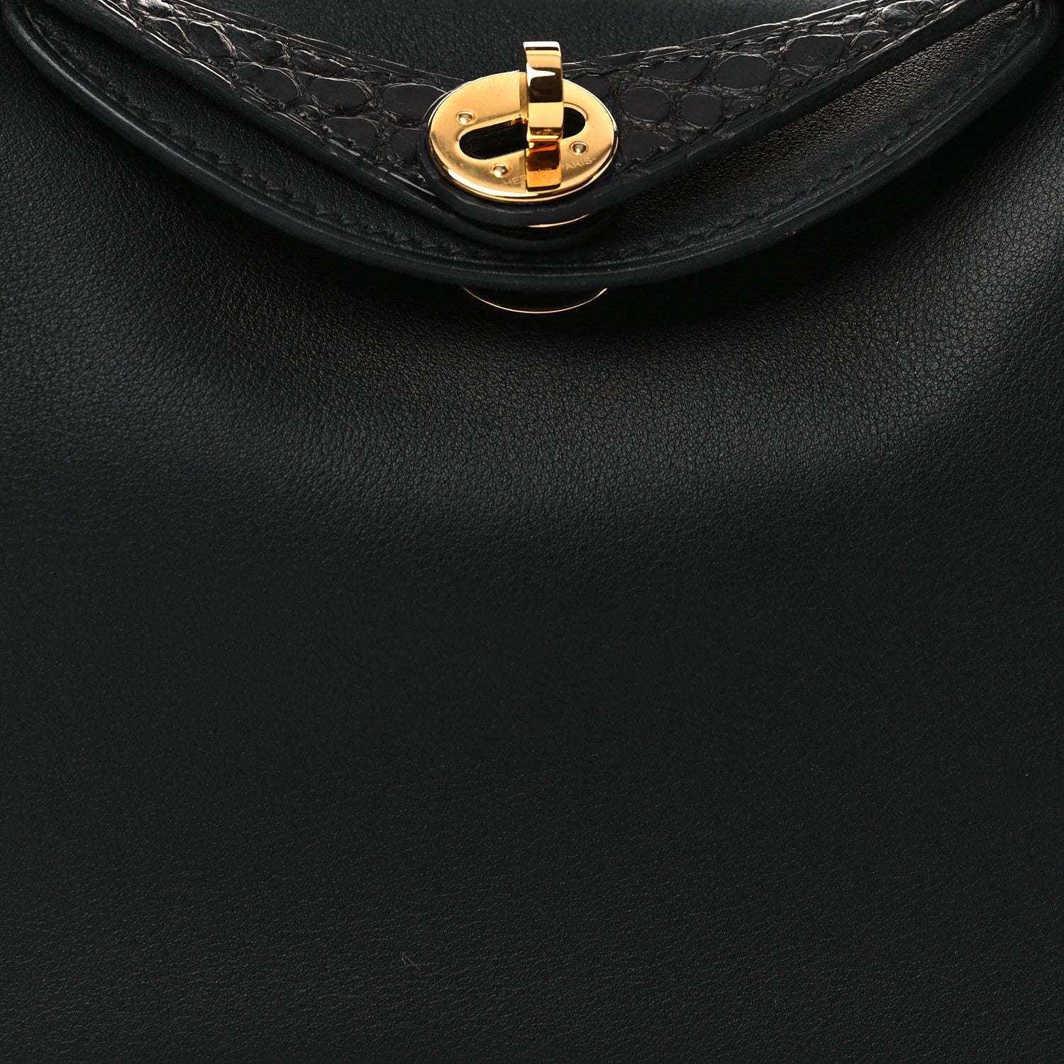 Hermes Swift Matte Alligator Mini Touch Lindy 20 Black 8 of 11