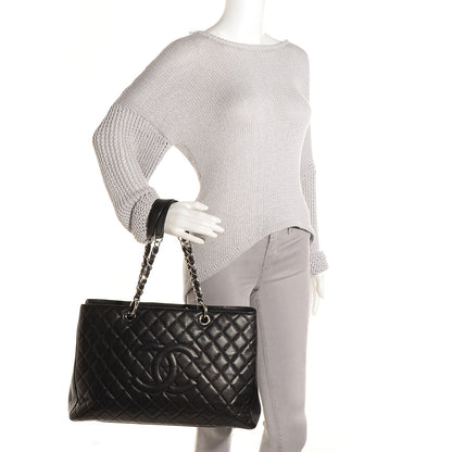 Chanel Caviar XL Grand Shopping Tote GST Black 2 of 7