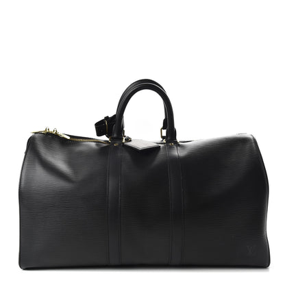 Louis Vuitton Epi Keepall 45 Black 1 of 9