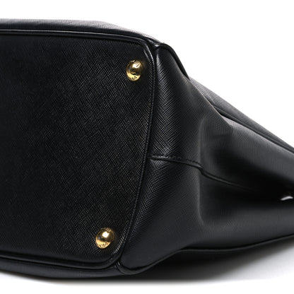 Prada Saffiano Lux Medium Galleria Double Zip Tote Black 10 of 11