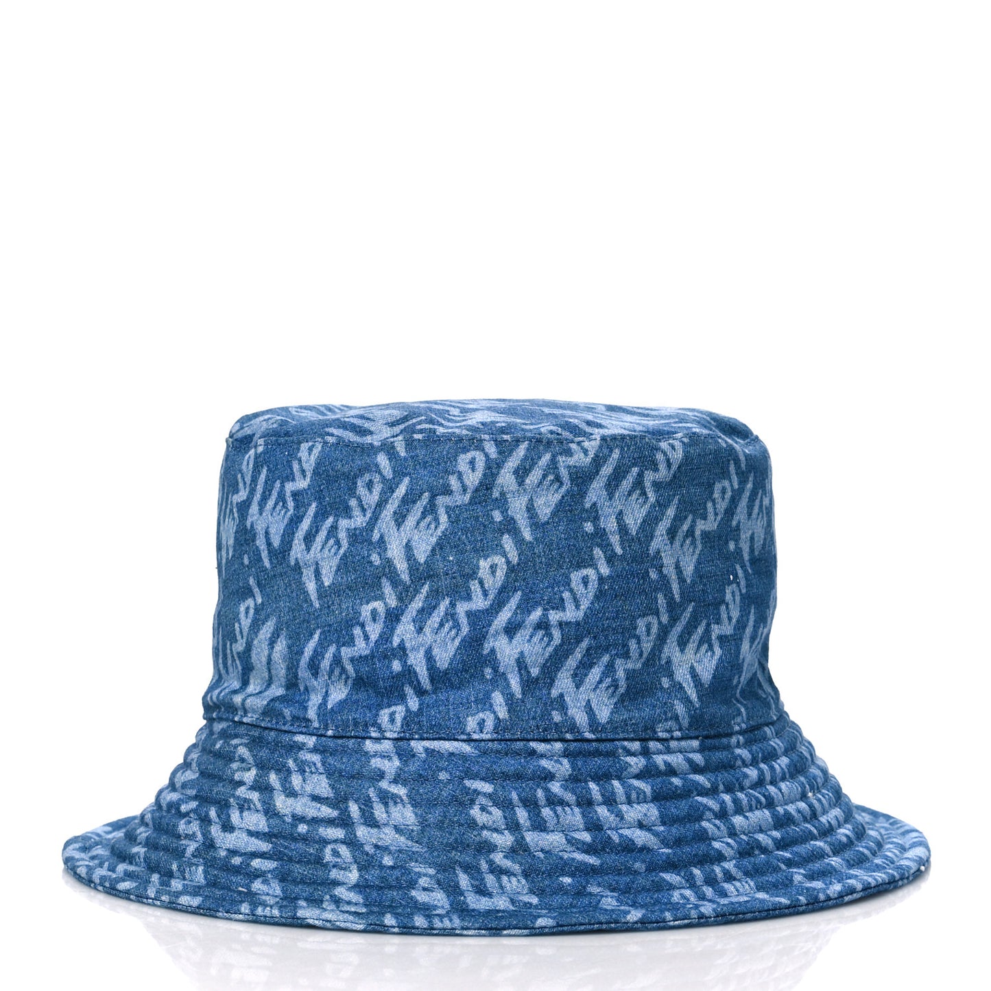 Denim Logo Bucket Hat S Light Blue