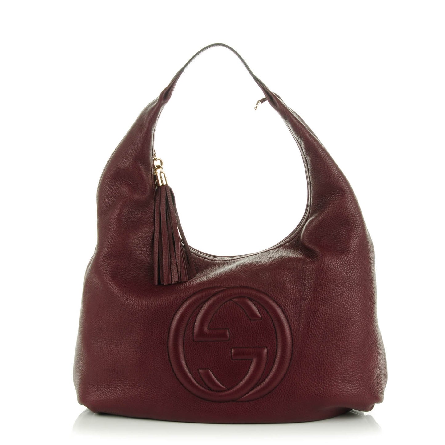 Cellarius Calfskin Large Soho Hobo Scarlatto