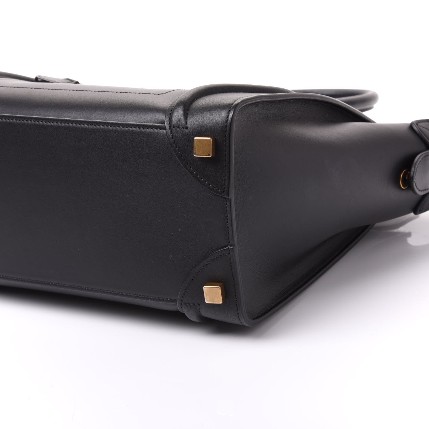 Celine Smooth Calfskin Micro Luggage Black 6 of 8