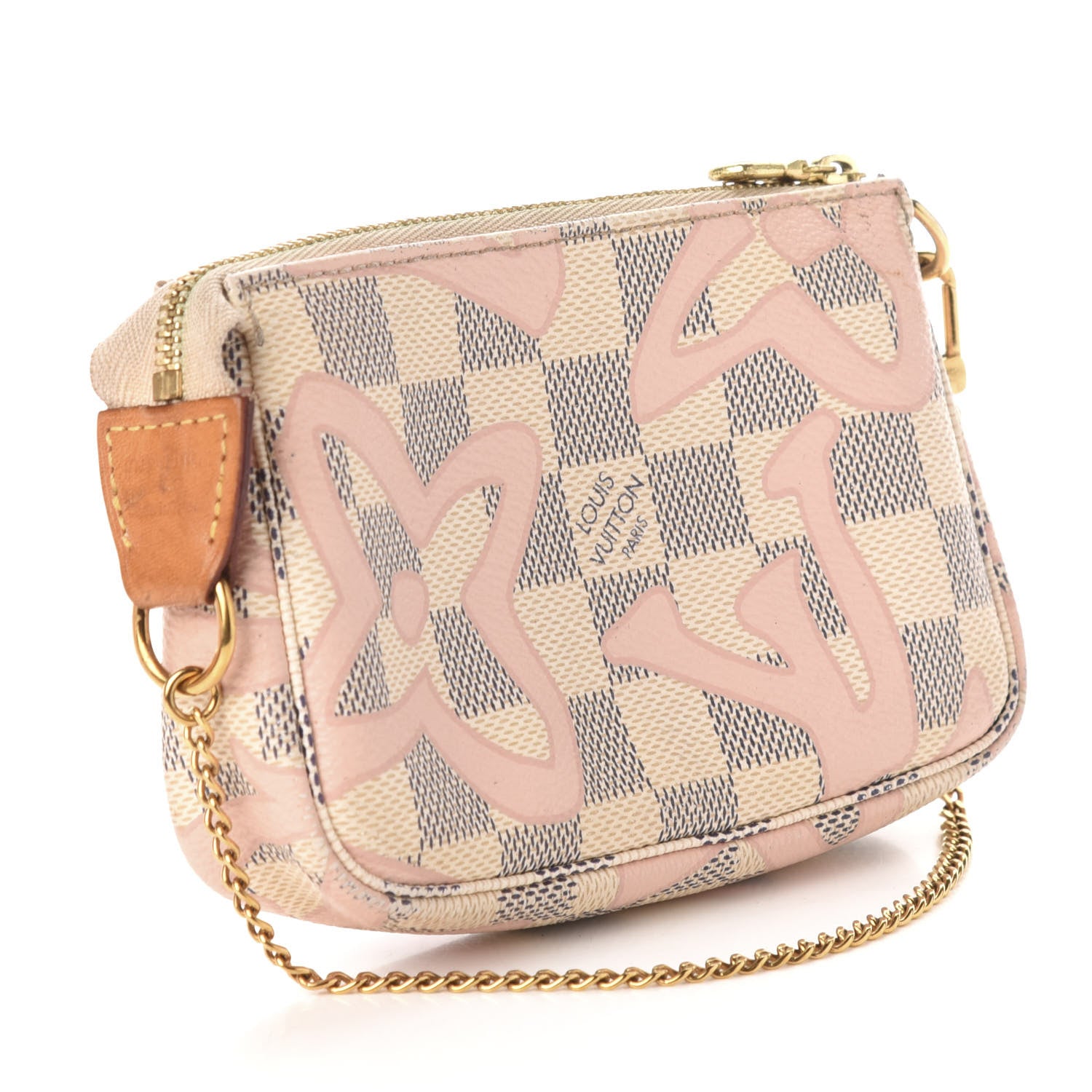 Louis Vuitton Damier Azur Tahitienne Mini Pochette Accessories 3 of 10