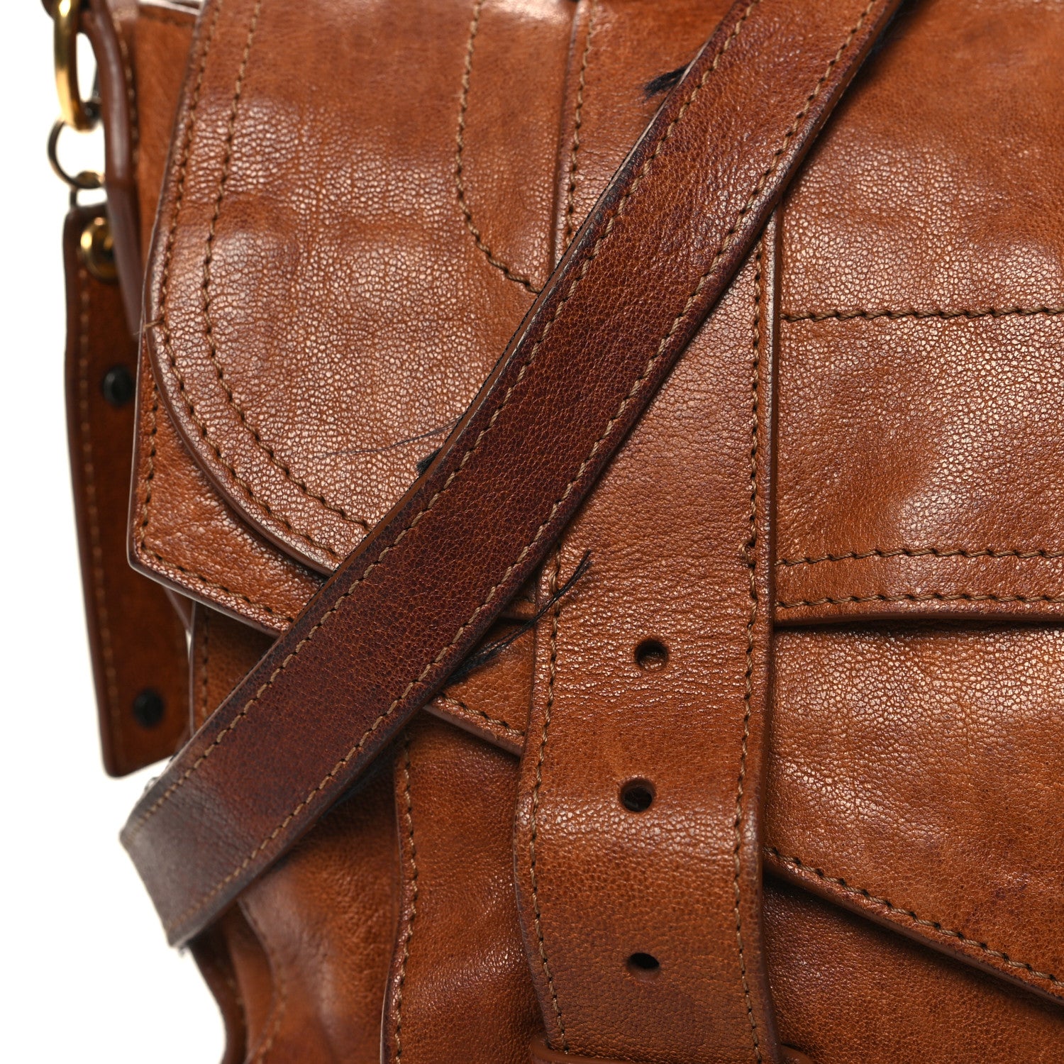 Proenza Schouler Lambskin Medium PS1 Satchel Saddle 12 of 13