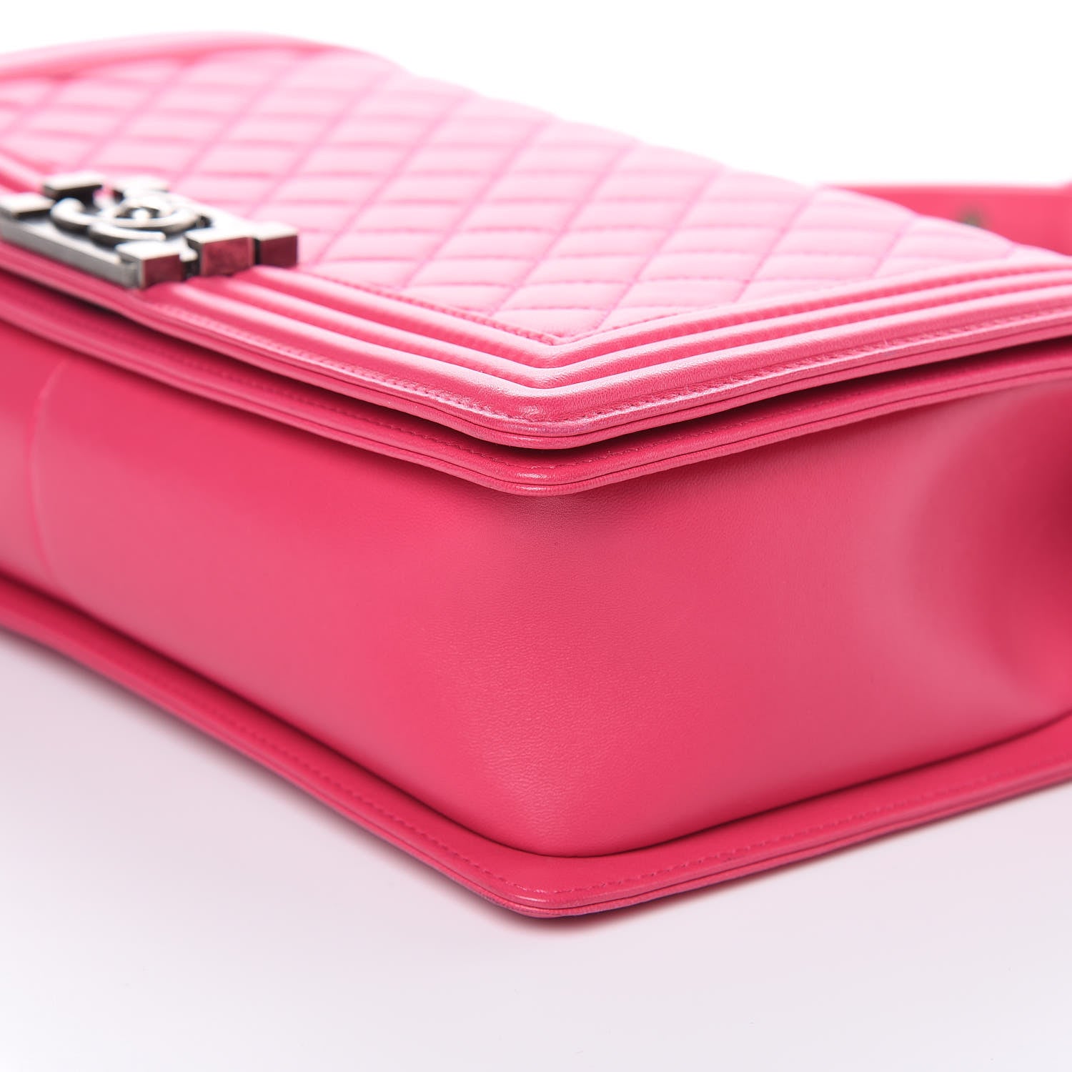 Chanel Lambskin Quilted New Medium Boy Flap Pink 9 of 10