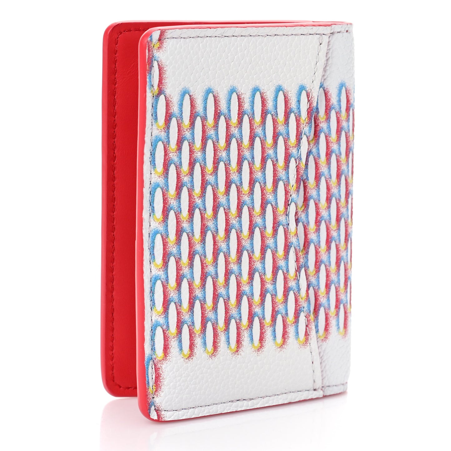 Damier Pocket Organizer Red White Blue Yellow