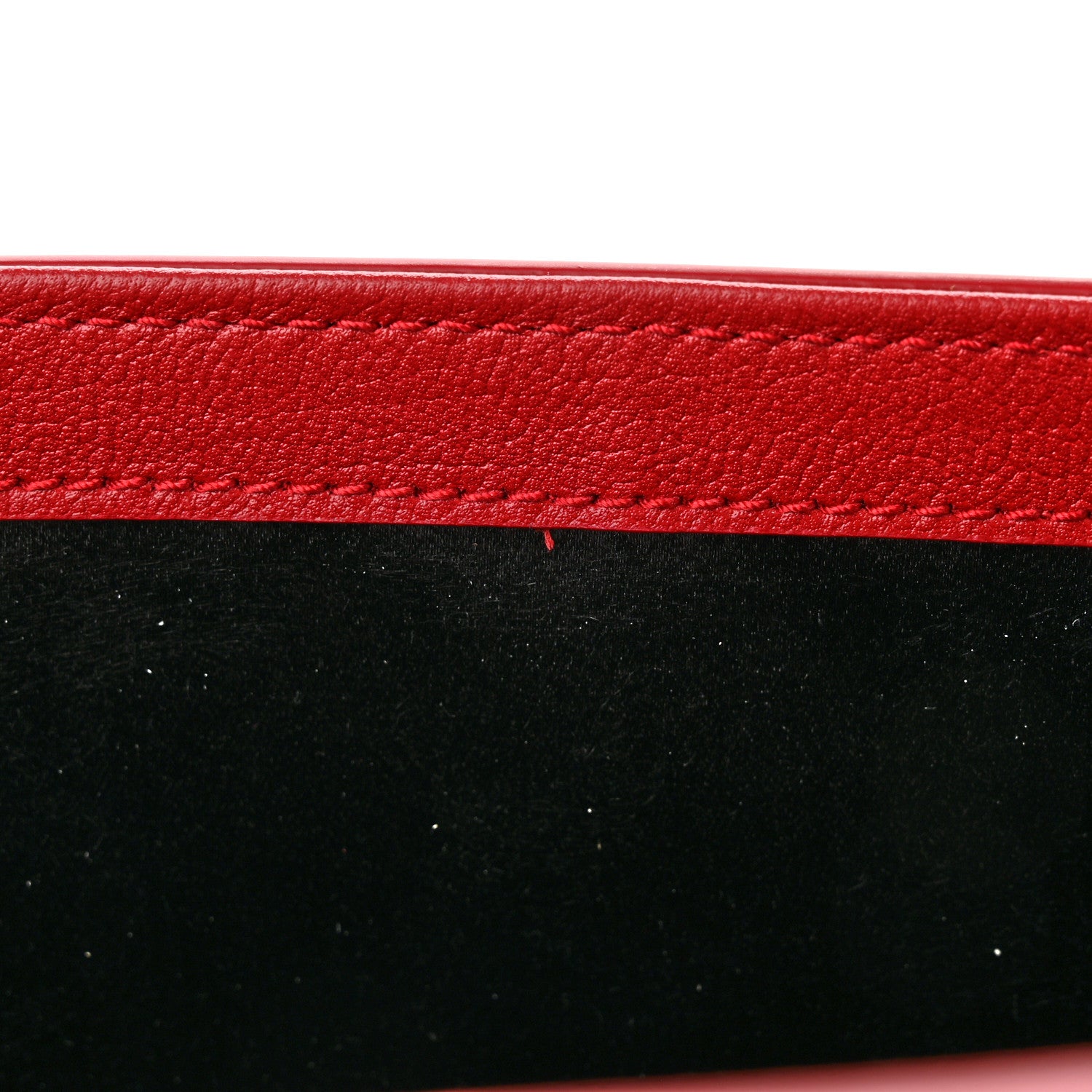 Saint Laurent Calfskin Monogram Large Belle De Jour Clutch Red 11 of 11