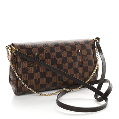 Louis Vuitton Damier Ebene Favorite MM 3 of 10