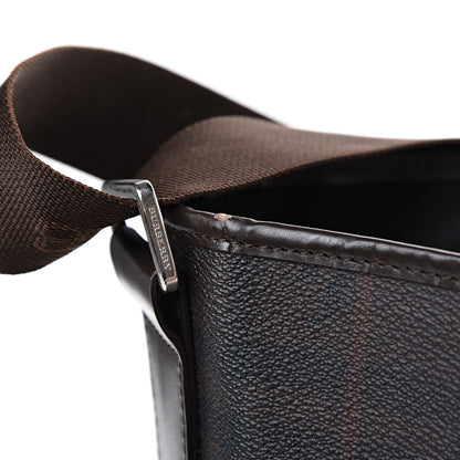 Burberry Smoked Haymarket Check Messenger Bag Brown 10 of 16